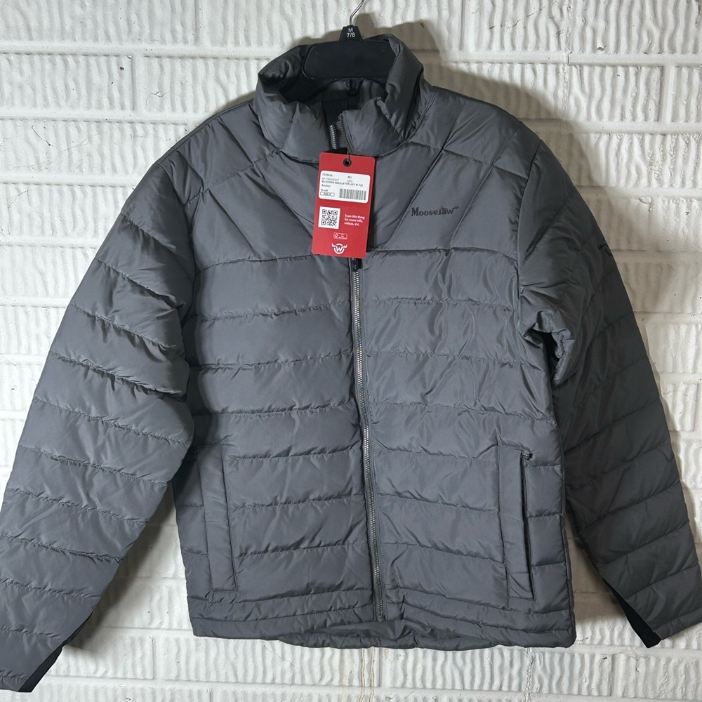 Moosejaw Gray Puffer Jacket